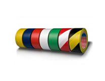 Vyznačovacia páska lepiaca TESA 50 mm x 33 m bielo-červená