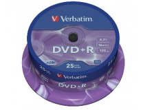 Verbatim DVD+R 16x cake25