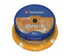 Verbatim DVD-R 16x cake25