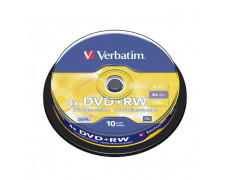 Verbatim DVD+RW 4x 4,7GB cake 10 ks