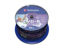Verbatim DVD+R 16x 4,7GB cake 50 ks